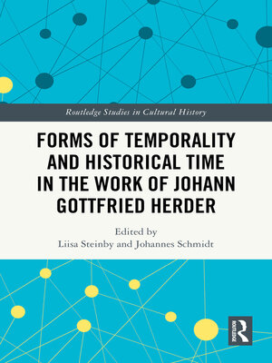 cover image of Forms of Temporality and Historical Time in the Work of Johann Gottfried Herder